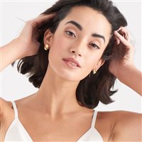 Ohrringe Ania Haie Dame Metal Crush in Silber E017-04G - E017-04G